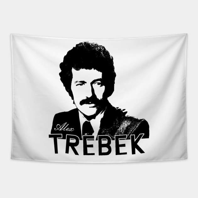 Alex Trebek Portrait Tapestry by Anv2