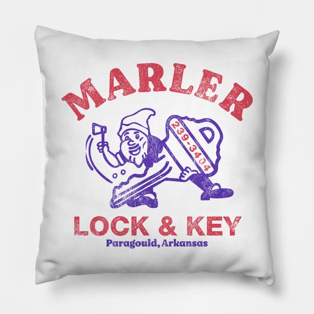 Marler Lock & Key Pillow by rt-shirts