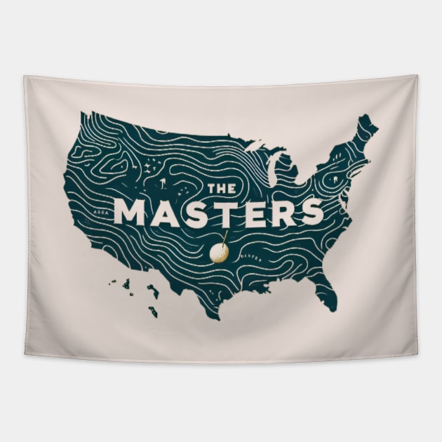 masters golf competiton Tapestry by CreationArt8