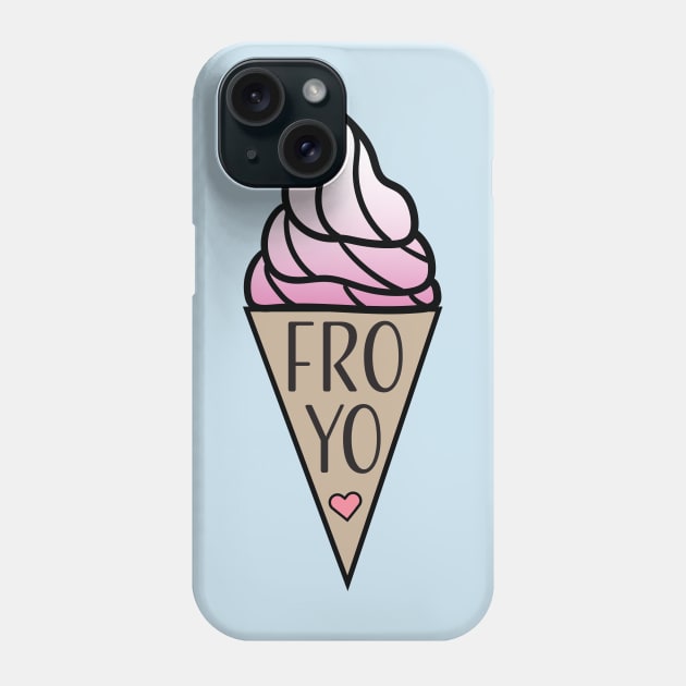 Frozen Yogurt Cone Phone Case by EmilyK