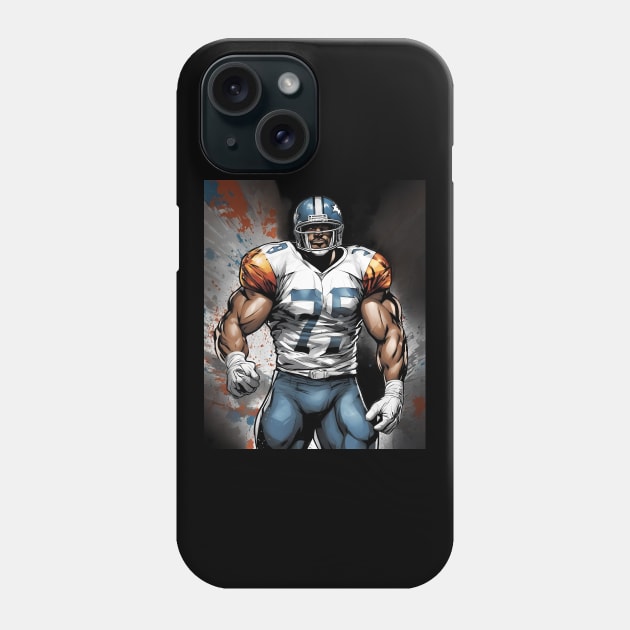 American Football Defensive End Phone Case by animegirlnft