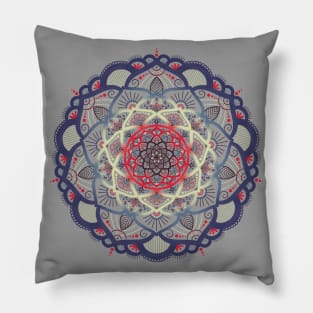 Retro Mandala Pillow
