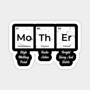 Womens Mother Periodic Table Elements of a Mother's Day Magnet