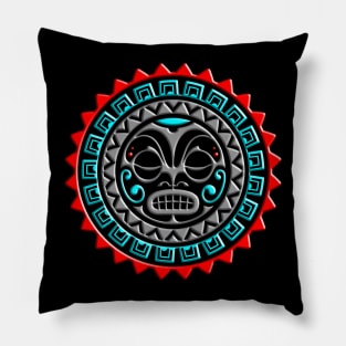 POLYNESIAN MASK 2 Pillow