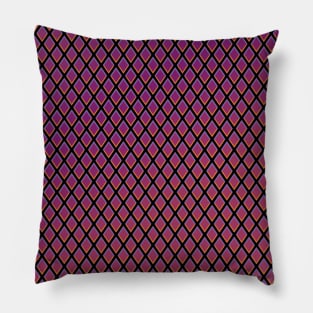 Purple Diamond Scale Inspired Pattern Pillow