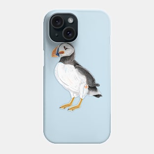 Painted Puffin Phone Case