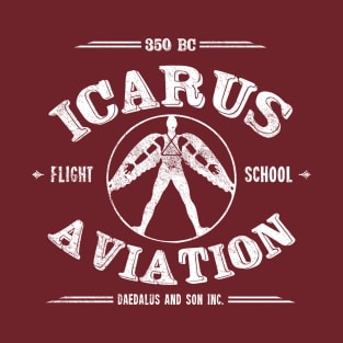 Icarus Aviation, distressed T-Shirt