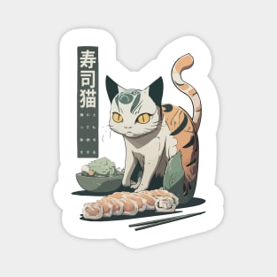 Sushi Cat Magnet