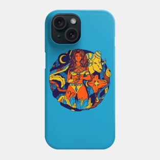 Orange Blue Aries Beauty Phone Case