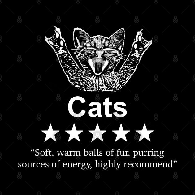 Cats 5 stars gift for cat people who love gatos by BrederWorks