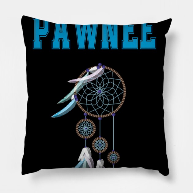 Native American Pawnee  Dreamcatcher 34 Pillow by Jaya Moore