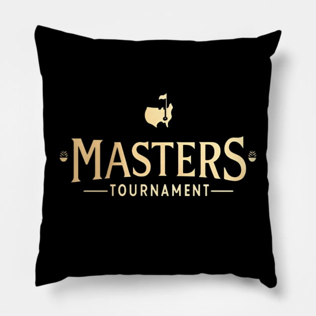 Masters tournament Pillow by CreationArt8