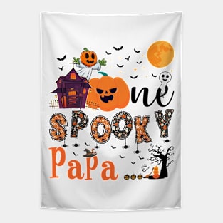 One Spooky papa Halloween October 31 Tapestry