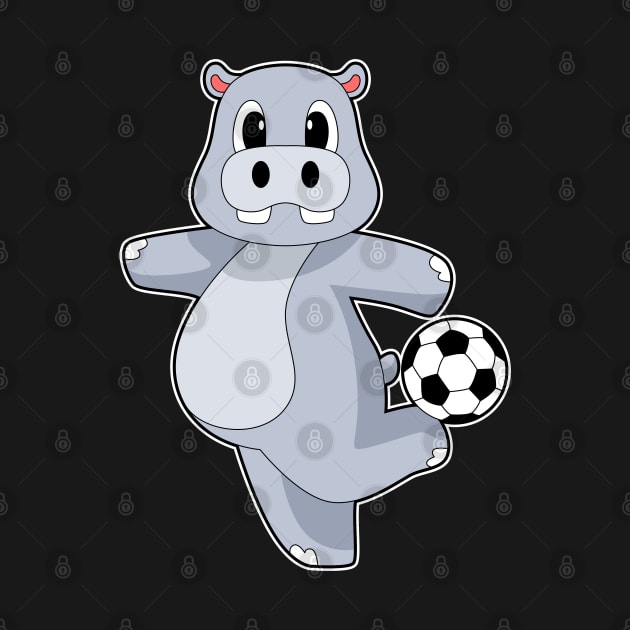 Hippo Soccer player Soccer Sports by Markus Schnabel