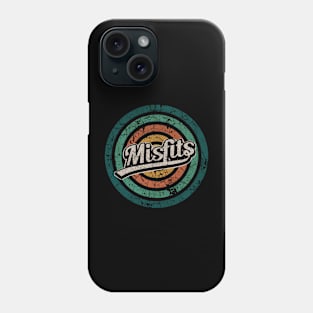 Misfits // Retro Circle Crack Vintage Phone Case