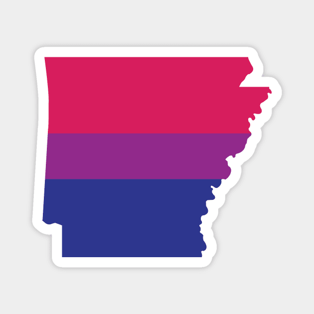 Arkansas Bi Pride Magnet by littleSamantics
