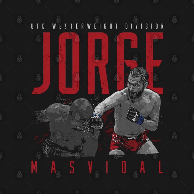 Jorge Masvidal Punch by artbygonzalez