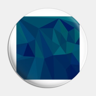 Medium Teal Blue Abstract Low Polygon Background Pin