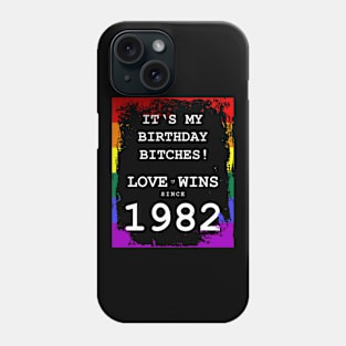 1982 Birthday Gay LGBT Coming Out Phone Case