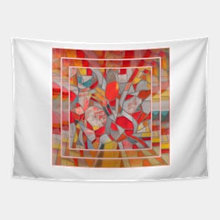 Peony Abstract Tapestry