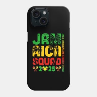Jamaica 2025 Vacation Trip Matching Family Squad Group Phone Case