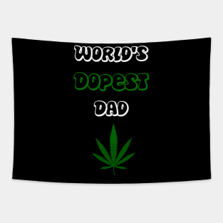 world's dopest dad Tapestry