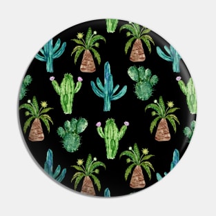 pattern cactus1 green Pin