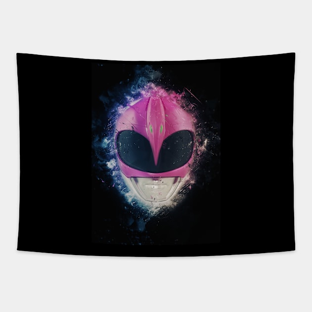 Pink Ranger Tapestry by Durro