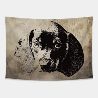 Dachshund Puppy Tapestry