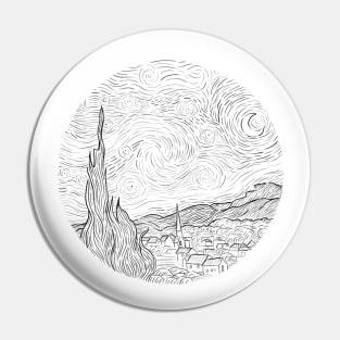 Starry Night Pin