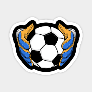 Goalkeeper gloves Soccer ball Magnet