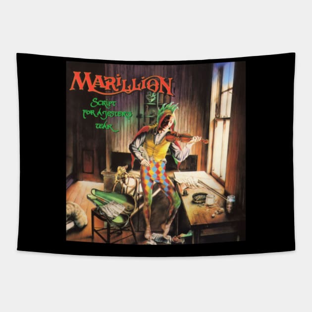 Marillion Script For A Jester's Tears Tapestry by szymkowski