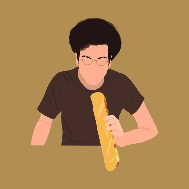 How I Met Your Mother College Ted and his Sandwich by senaeksi