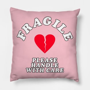 Fragile Heart Pillow