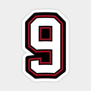 Number Nine 9 Magnet