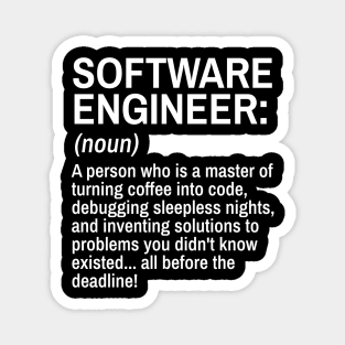 Software Engineer Funny Definition Engineer Definition / Definition of an Engineer Magnet