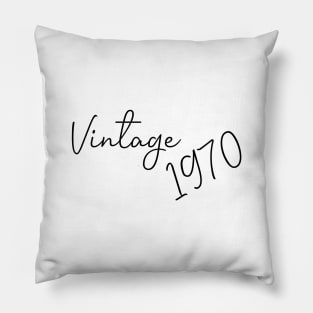 Vintage 1970 - 50th Birthday - 50th Birthday Gift - 50th Birthday - 50th Birthday Party - 1970 Pillow