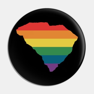 South Carolina State Rainbow Pin