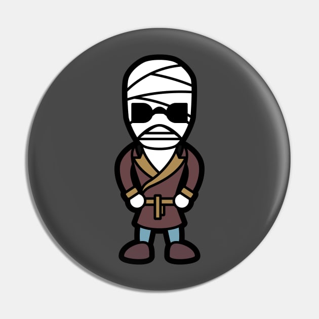 Invisible Man Tooniefied Pin by Tooniefied