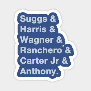 Magic '23-'24 Playoff Squad Magnet