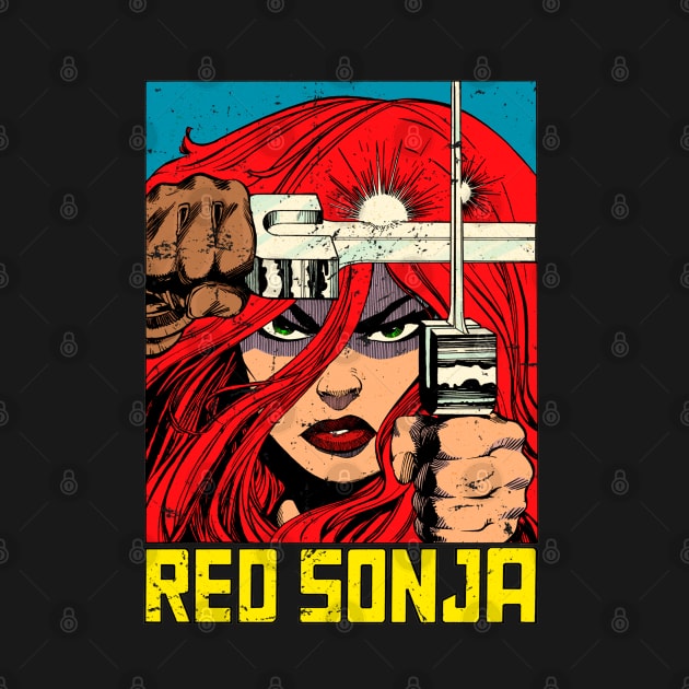 Vintage Red Sonja 1983 by OniSide