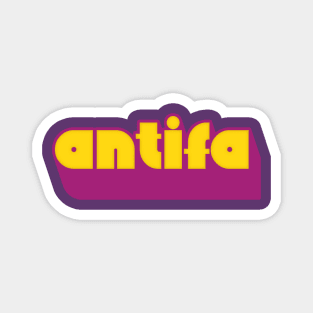 Antifa ///// Anti-Racism Design Magnet