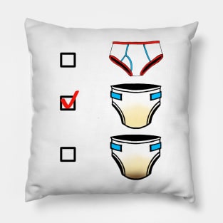 Underwear Preferences Pillow