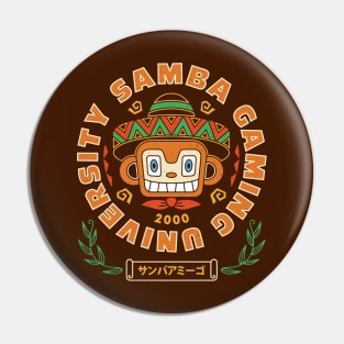 Samba Gaming University Colors Pin