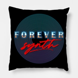 Forever Synth logo Pillow