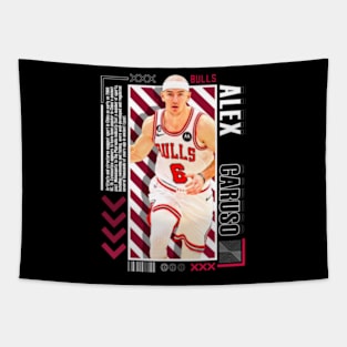 Alex Caruso Paper Poster Version 10 Tapestry