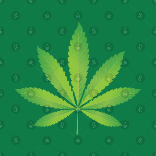 Awesome THC Green weed marijuana Leaf - Marijuana Leaf - T-Shirt