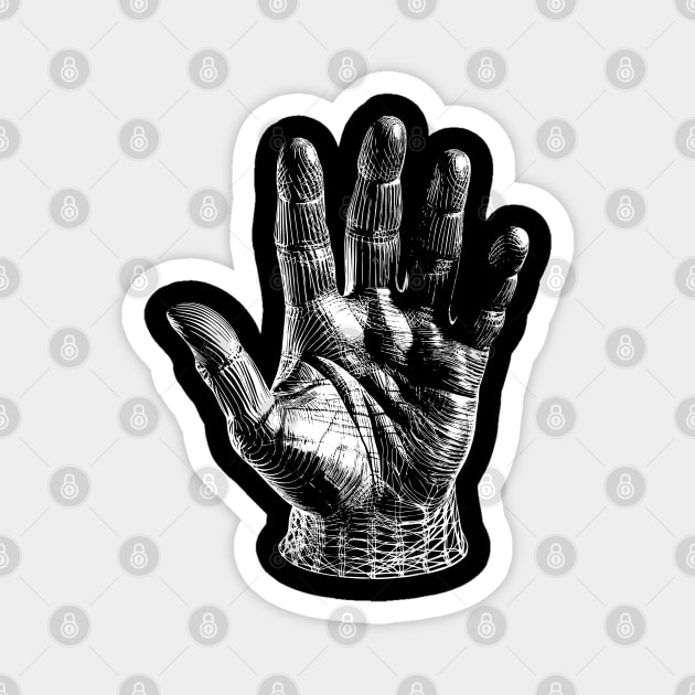 Hand Gesture Magnet by CatCoconut-Art