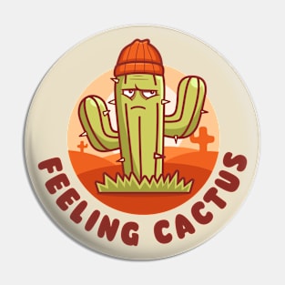 Feeling cactus (on light colors) Pin