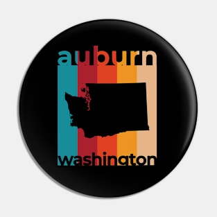 Auburn Washington Retro Pin